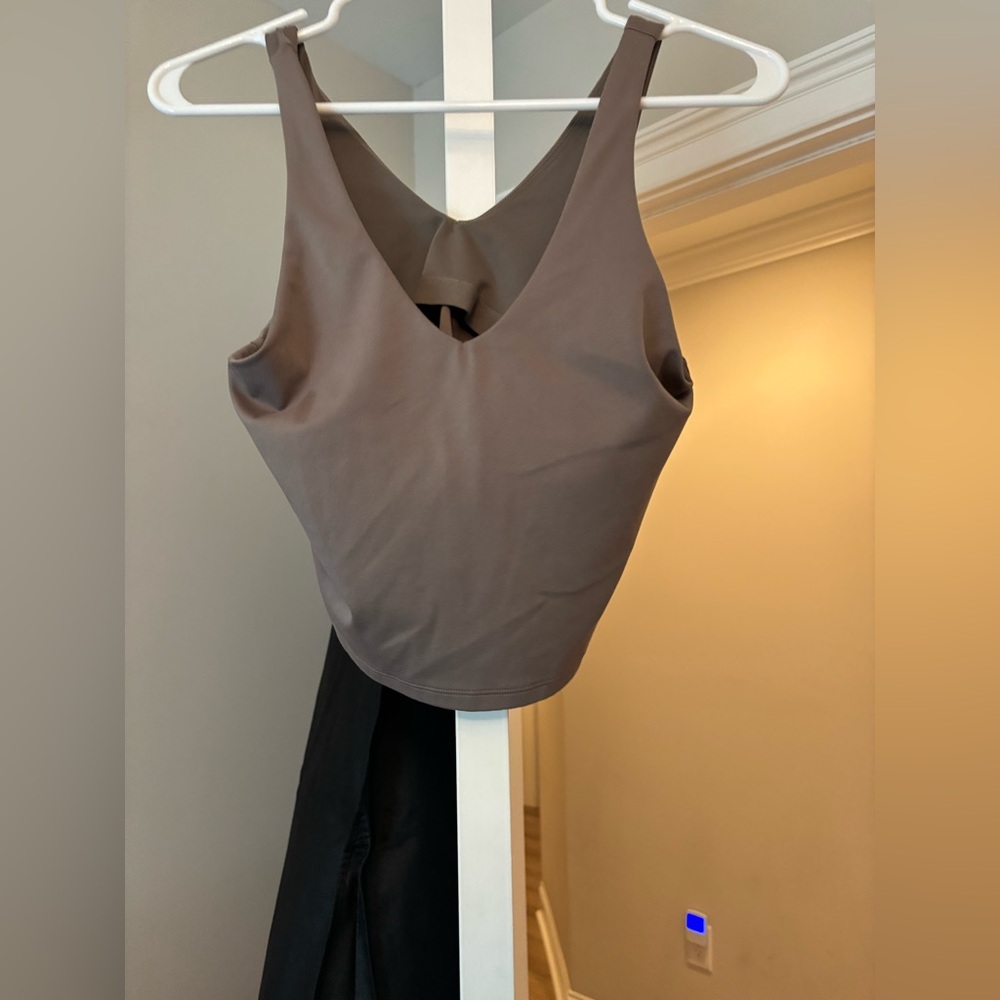 Gray Women's Athletic Top